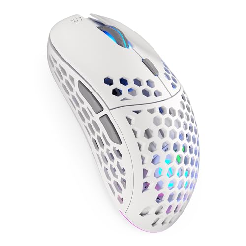 ENDORFY LIX Onyx White Wireless, Leichte kabellose Gaming-Maus (69 g), PixArt PMW3335 Sensor, 16.000 maximale DPI, mechanische Schalter Kailh GM 4.0 60M, 6 programmierbare Tasten, EY6A010 von ENDORFY