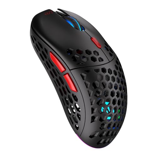 ENDORFY LIX Plus Wireless, Leichte kabellose Gaming-Maus (69 g), PixArt PMW3370 Sensor, 19.000 maximale DPI, mechanische Schalter Kailh GM 8.0 80M, 6 programmierbare Tasten, EY6A007 von ENDORFY