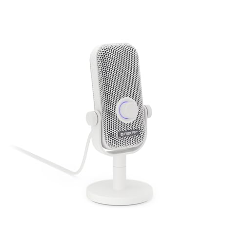 ENDORFY Solum Voice S Onyx White, Gaming Mikrofon PC, Podcast mikrofon, Streaming mikrofon, RGB-Beleuchtung, USB mikrofon Plug & Play, Tap-to-Mute-Button, GAIN-Regler, Nierencharakteristik, EY1B015 ENDORFY Solum Voice S Onyx White, Gaming Mikrofon PC, Podcast mikrofon, Streaming mikrofon, RGB-Beleuchtung, USB mikrofon Plug & Play, Tap-to-Mute-Button, GAIN-Regler, Nierencharakteristik, EY1B015 von ENDORFY