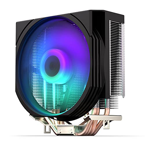 ENDORFY Spartan 5 MAX ARGB, cpu kühler mit lüfter 120 mm, Kompakte Bauweise, Helle ARGB-LED-Beleuchtung, am4 kühler, am5 cpu kühler, AM5, AM4, LGA1700, LGA1200, LGA1150, EY3A004 von ENDORFY