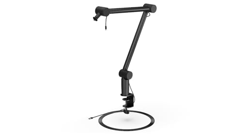 ENDORFY Studio Boom Arm USB-C, USB-B, Inklusive USB-C- und USB-B-Kabel, Studioeinsatz, interne Federn und Kabelführung, 360 Grad drehbar, inklusive 3/8″-auf 5/8″-Adapter, EY0A005 von ENDORFY