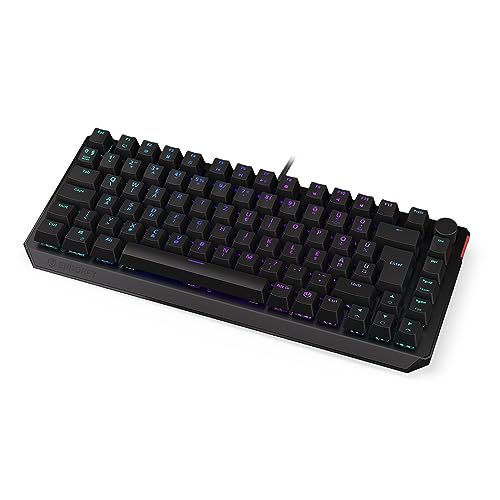 ENDORFY Thock 75% HU Red, Kailh Red linear switches, Mechanical Keyboard, Hungarian Layout, ABS keycaps, Volume Control knob | EY5E007 von ENDORFY