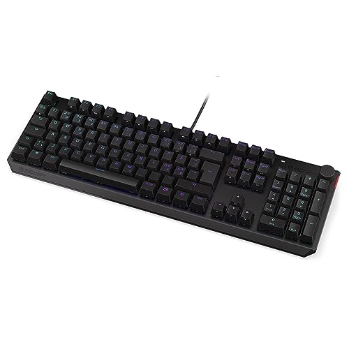 ENDORFY Thock NO Brown, Kailh Brown Tactile switches, Full Size Mechanical Keyboard, Nordic Layout, PBT keycaps, Volume Control knob | EY5B009, Schwarz von ENDORFY