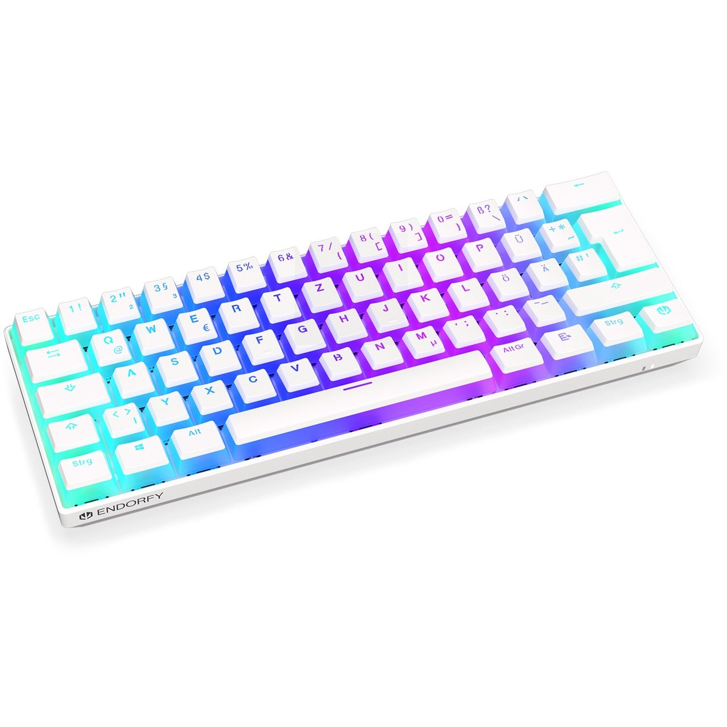 Thock Compact Wireless Pudding Onyx White, Gaming-Tastatur von ENDORFY