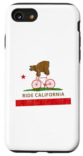 California Bear Radsport-Republik – Bike-inspiriertes Design Hülle für iPhone SE (2020) / 7 / 8 von ENDU Designs - Cycling Inspired Apparel