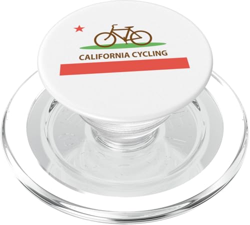 Flagge von Kalifornien für Mountainbikes und Rennräder PopSockets PopGrip für MagSafe Flagge von Kalifornien für Mountainbikes und Rennräder PopSockets PopGrip für MagSafe von ENDU Designs - Cycling Inspired Apparel