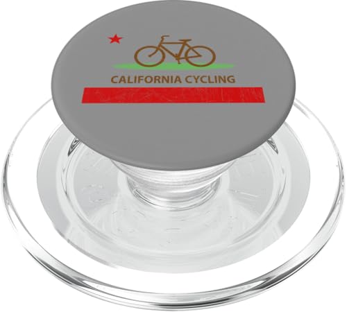 Flagge von Kalifornien für Mountainbikes und Rennräder PopSockets PopGrip für MagSafe Flagge von Kalifornien für Mountainbikes und Rennräder PopSockets PopGrip für MagSafe von ENDU Designs - Cycling Inspired Apparel