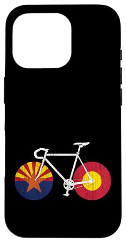 RIDE ARIZONA Rising Sun Flagge Rennrad Fahrrad inspiriert Hülle für iPhone 16 Pro RIDE ARIZONA Rising Sun Flagge Rennrad Fahrrad inspiriert Hülle für iPhone 16 Pro von ENDU Designs - Cycling Inspired Apparel