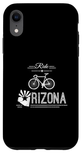 RIDE ARIZONA Vintage Look Radfahren Desert Road Cycling Design Hülle für iPhone XR von ENDU Designs - Cycling Inspired Apparel