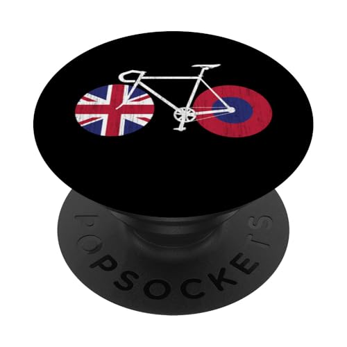 RIDE UK – Britisches Großbritannien Radfahren Rennrad inspiriert PopSockets Klebender PopGrip RIDE UK – Britisches Großbritannien Radfahren Rennrad inspiriert PopSockets Klebender PopGrip von ENDU Designs - Cycling Inspired Apparel
