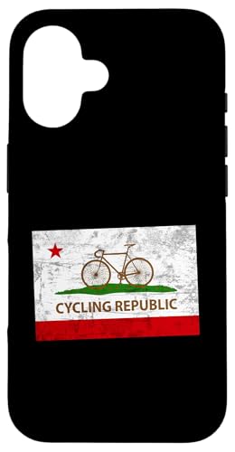 Radfahren Republik Radfahrer Fahrrad Radtour Radfahren inspiriert Hülle für iPhone 16 Radfahren Republik Radfahrer Fahrrad Radtour Radfahren inspiriert Hülle für iPhone 16 von ENDU Designs - Cycling Inspired Apparel