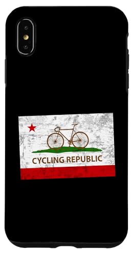 Radfahren Republik Radfahrer Fahrrad Radtour Radfahren inspiriert Hülle für iPhone XS Max Radfahren Republik Radfahrer Fahrrad Radtour Radfahren inspiriert Hülle für iPhone XS Max von ENDU Designs - Cycling Inspired Apparel