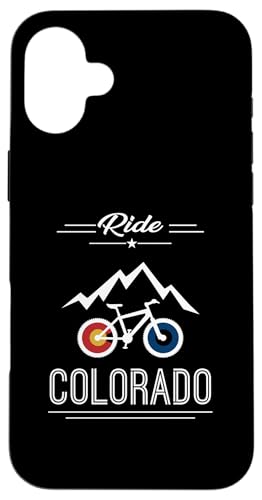 Ride Colorado Mountainbike-inspiriertes Design Hülle für iPhone 16 Plus Ride Colorado Mountainbike-inspiriertes Design Hülle für iPhone 16 Plus von ENDU Designs - Cycling Inspired Apparel
