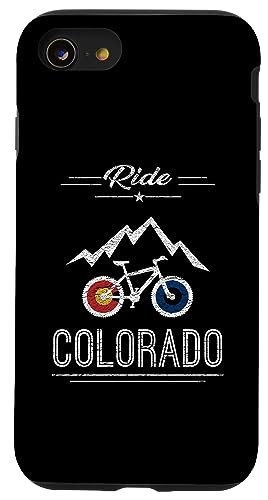 Ride Colorado Mountainbike-inspiriertes Design Hülle für iPhone SE (2020) / 7 / 8 von ENDU Designs - Cycling Inspired Apparel