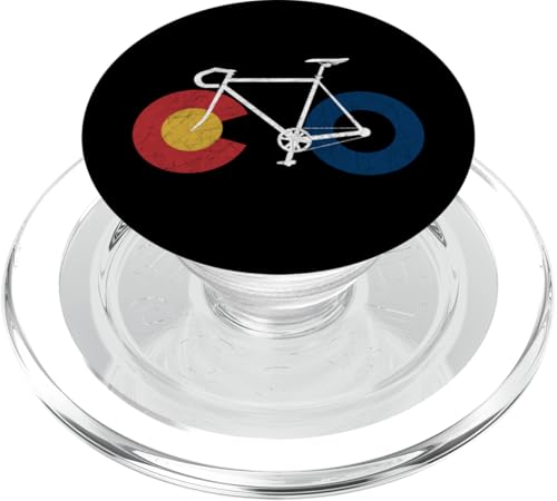 Ride Colorado Rennrad-inspiriertes Design PopSockets PopGrip für MagSafe von ENDU Designs - Cycling Inspired Apparel