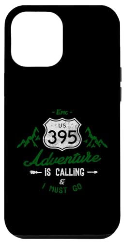 California Highway 395 Eastern Sierra Wanderabenteuerclub Hülle für iPhone 12 Pro Max von ENDU Designs - Hiker Backpacker Inspired Apparel