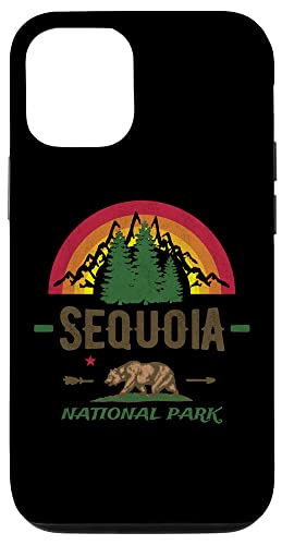 Design, inspiriert von Wanderern, Wanderern und Wanderern im Sequoia-Nationalpark in der Sierra Hülle für iPhone 12/12 Pro von ENDU Designs - Hiker Backpacker Inspired Apparel