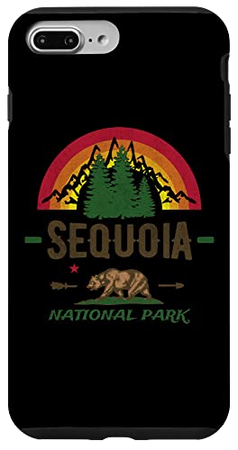 Design, inspiriert von Wanderern, Wanderern und Wanderern im Sequoia-Nationalpark in der Sierra Hülle für iPhone 7 Plus/8 Plus von ENDU Designs - Hiker Backpacker Inspired Apparel