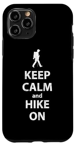 Keep Calm and Hike On – Backpacker Hiker inspiriertes Design Hülle für iPhone 11 Pro von ENDU Designs - Hiker Backpacker Inspired Apparel