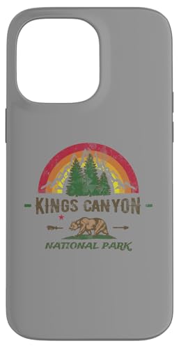 Kings Canyon, Kalifornien – Nationalpark inspiriertes Design Hülle für iPhone 14 Pro Max von ENDU Designs - Hiker Backpacker Inspired Apparel