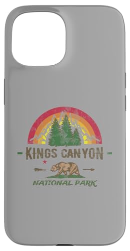 Kings Canyon, Kalifornien – Nationalpark inspiriertes Design Hülle für iPhone 15 von ENDU Designs - Hiker Backpacker Inspired Apparel