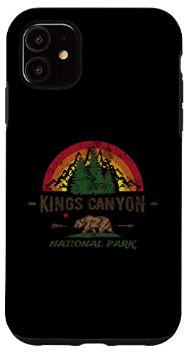 Kings Canyon National Park, inspiriert von Naturwanderern und Rucksacktouristen Hülle für iPhone 11 von ENDU Designs - Hiker Backpacker Inspired Apparel