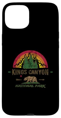 Kings Canyon National Park, inspiriert von Naturwanderern und Rucksacktouristen Hülle für iPhone 15 Plus von ENDU Designs - Hiker Backpacker Inspired Apparel