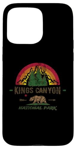 Kings Canyon National Park, inspiriert von Naturwanderern und Rucksacktouristen Hülle für iPhone 15 Pro Max von ENDU Designs - Hiker Backpacker Inspired Apparel