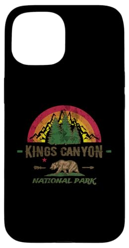 Kings Canyon National Park, inspiriert von Naturwanderern und Rucksacktouristen Hülle für iPhone 15 von ENDU Designs - Hiker Backpacker Inspired Apparel