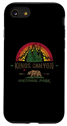 Kings Canyon National Park, inspiriert von Naturwanderern und Rucksacktouristen Hülle für iPhone SE (2020) / 7 / 8 von ENDU Designs - Hiker Backpacker Inspired Apparel