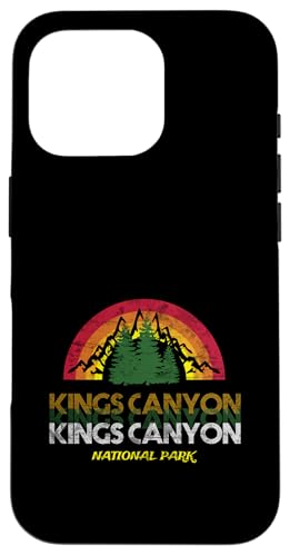 Kings Canyon National Park — inspiriert von Rucksacktouristen Hülle für iPhone 16 Pro von ENDU Designs - Hiker Backpacker Inspired Apparel