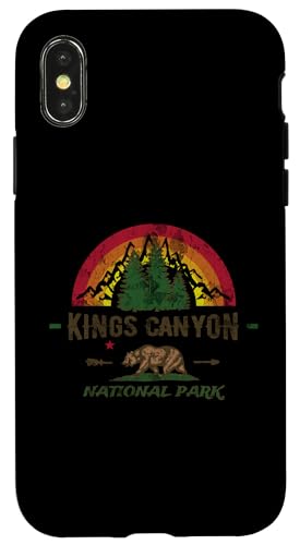 Kings Canyon National Park — inspiriert von Rucksacktouristen Hülle für iPhone X/XS von ENDU Designs - Hiker Backpacker Inspired Apparel