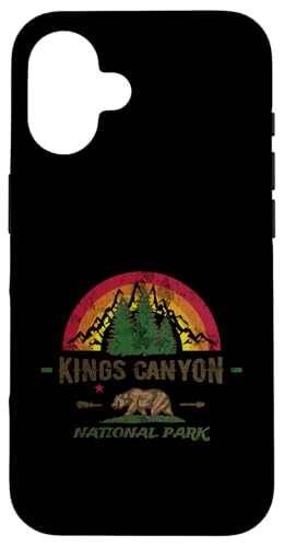 Kings-Canyon-Nationalpark - Rucksacktouristen, Wanderer, Sierra Nevada Hülle für iPhone 16 von ENDU Designs - Hiker Backpacker Inspired Apparel