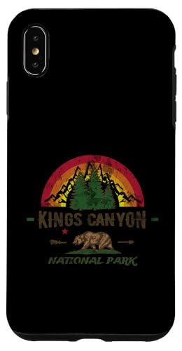 Kings-Canyon-Nationalpark - Rucksacktouristen, Wanderer, Sierra Nevada Hülle für iPhone XS Max von ENDU Designs - Hiker Backpacker Inspired Apparel