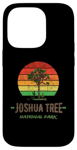 Vom Joshua Tree Nationalpark, vom Wanderer bei Sonnenuntergang in der Wüste inspiriert Hülle für iPhone 14 Pro von ENDU Designs - Hiker Backpacker Inspired Apparel