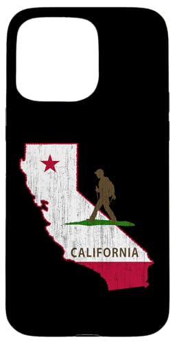 Wandern Kalifornien Backcountry Hiker Backpacker Hiker Inspired Hülle für iPhone 15 Pro Max von ENDU Designs - Hiker Backpacker Inspired Apparel