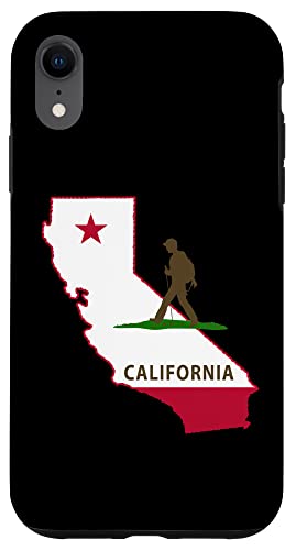 Wandern Kalifornien Backcountry Hiker Backpacker Hiker Inspired Hülle für iPhone XR von ENDU Designs - Hiker Backpacker Inspired Apparel
