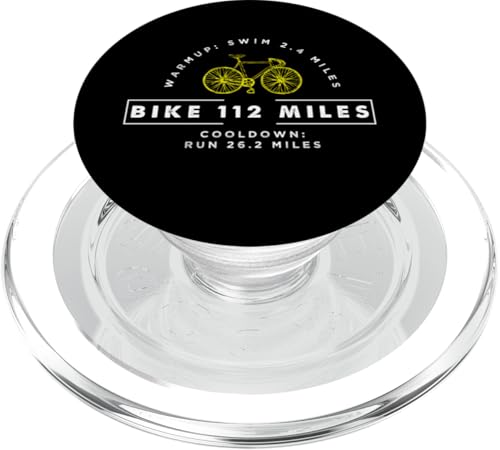 140.6 Iron Distance Full Triathlon Triathlet Inspired PopSockets PopGrip für MagSafe von ENDU Designs - Triathlon Inspired Apparel