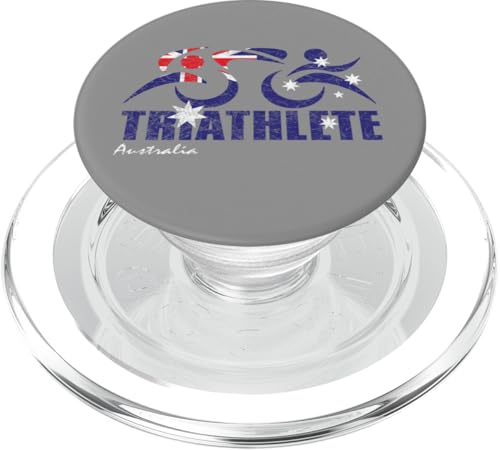 Australien-Flagge, Triathlon-Triathlet – Aussie inspiriertes Design PopSockets PopGrip für MagSafe Australien-Flagge, Triathlon-Triathlet – Aussie inspiriertes Design PopSockets PopGrip für MagSafe von ENDU Designs - Triathlon Inspired Apparel