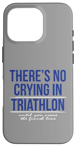 Beim Triathlon wird nicht geweint - Cheering Sherpa Support Hülle für iPhone 16 Pro von ENDU Designs - Triathlon Inspired Apparel