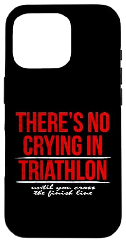 Beim Triathlon wird nicht geweint - Sherpa Cheering Support Hülle für iPhone 16 Pro von ENDU Designs - Triathlon Inspired Apparel
