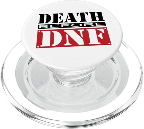 DEATH BEFORE DNF — Ausdauersportler-Triathlet inspiriert PopSockets PopGrip für MagSafe DEATH BEFORE DNF — Ausdauersportler-Triathlet inspiriert PopSockets PopGrip für MagSafe von ENDU Designs - Triathlon Inspired Apparel