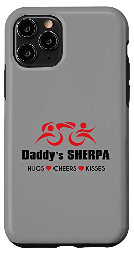 Daddy's Sherpa Iron Triathlet Triathlon HUGS CHEERS KISSES Hülle für iPhone 11 Pro Daddy's Sherpa Iron Triathlet Triathlon HUGS CHEERS KISSES Hülle für iPhone 11 Pro von ENDU Designs - Triathlon Inspired Apparel