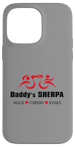 Daddy's Sherpa Iron Triathlet Triathlon HUGS CHEERS KISSES Hülle für iPhone 14 Pro Max Daddy's Sherpa Iron Triathlet Triathlon HUGS CHEERS KISSES Hülle für iPhone 14 Pro Max von ENDU Designs - Triathlon Inspired Apparel