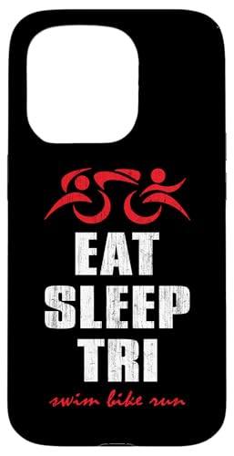EAT SLEEP TRI Swim Bike Run – Triathlet Triathlon inspiriert Hülle für iPhone 15 Pro EAT SLEEP TRI Swim Bike Run – Triathlet Triathlon inspiriert Hülle für iPhone 15 Pro von ENDU Designs - Triathlon Inspired Apparel