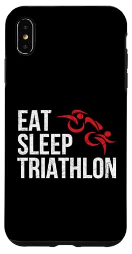 EAT SLEEP TRI Swim Bike Run – Triathlet Triathlon inspiriert Hülle für iPhone XS Max EAT SLEEP TRI Swim Bike Run – Triathlet Triathlon inspiriert Hülle für iPhone XS Max von ENDU Designs - Triathlon Inspired Apparel