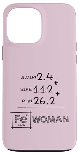 FE (Eisen) Chemie FRAU Triathlon 140,6 Eisendistanz Hülle für iPhone 13 Pro Max von ENDU Designs - Triathlon Inspired Apparel