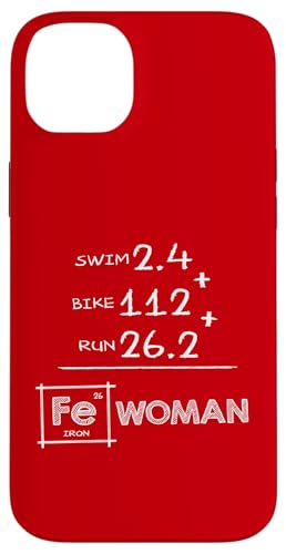 FE (Eisen) Chemie FRAU Triathlon 140,6 Eisendistanz Hülle für iPhone 14 Plus von ENDU Designs - Triathlon Inspired Apparel