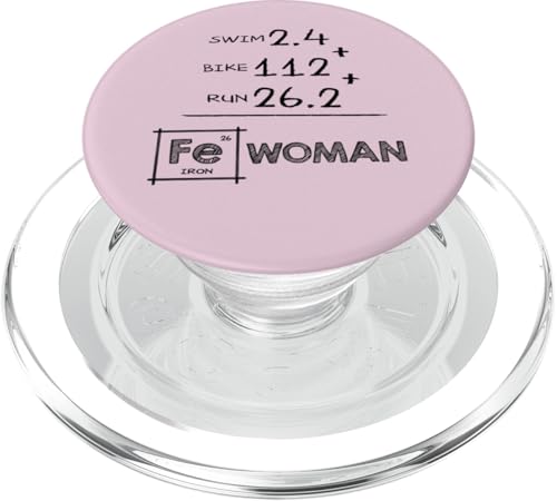 FE (Eisen) Chemie FRAU Triathlon 140,6 Eisendistanz PopSockets PopGrip für MagSafe von ENDU Designs - Triathlon Inspired Apparel