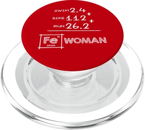 FE (Eisen) Chemie FRAU Triathlon 140,6 Eisendistanz PopSockets PopGrip für MagSafe von ENDU Designs - Triathlon Inspired Apparel